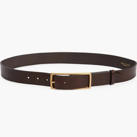 Rag & Bone brown leather belt size Large. Like New!! Rag & Bone Audrey Belt in Dark Espresso main image 2